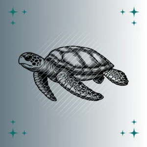 Schildkröte #4 | Plotterdatei SVG & PNG