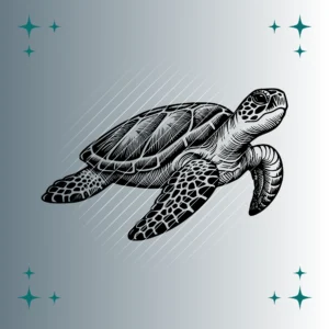 Schildkröte #5 | Plotterdatei SVG & PNG