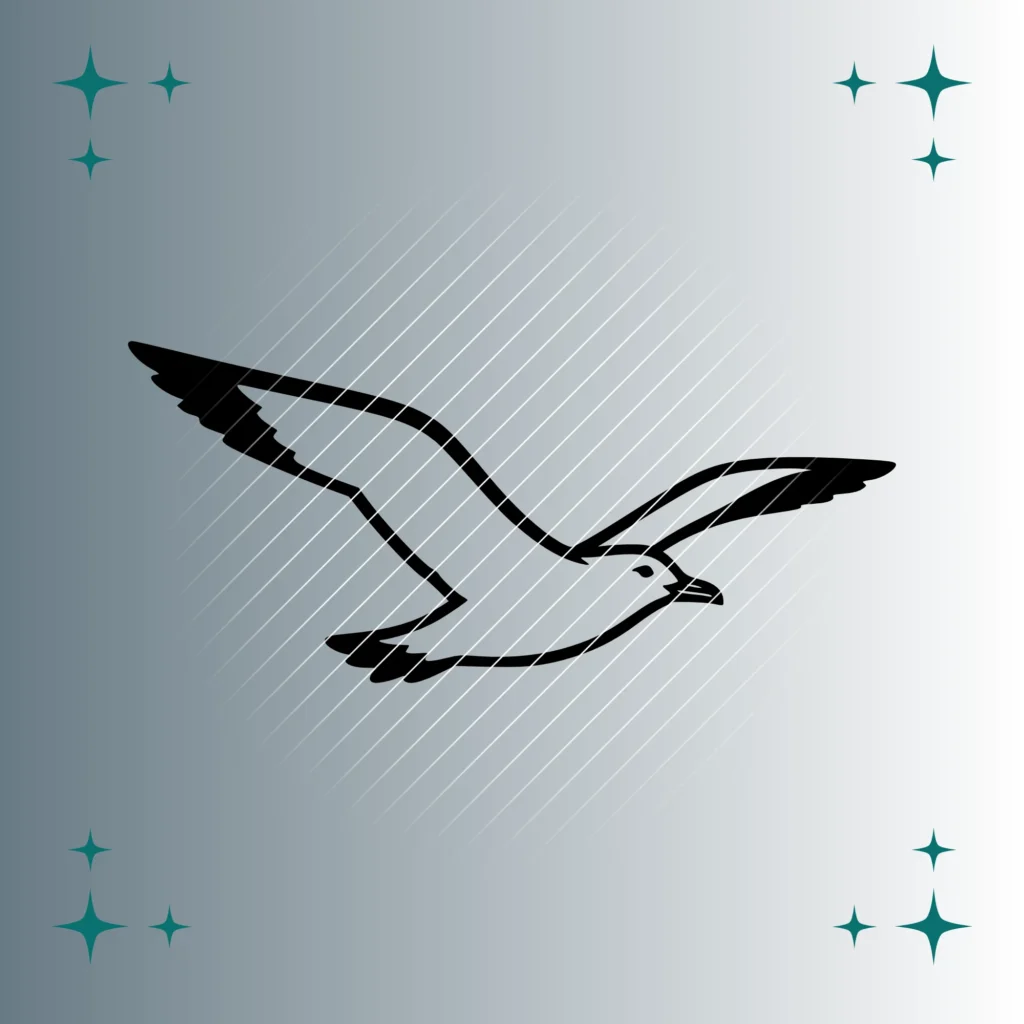 Seemöwe | Plotterdatei SVG & PNG