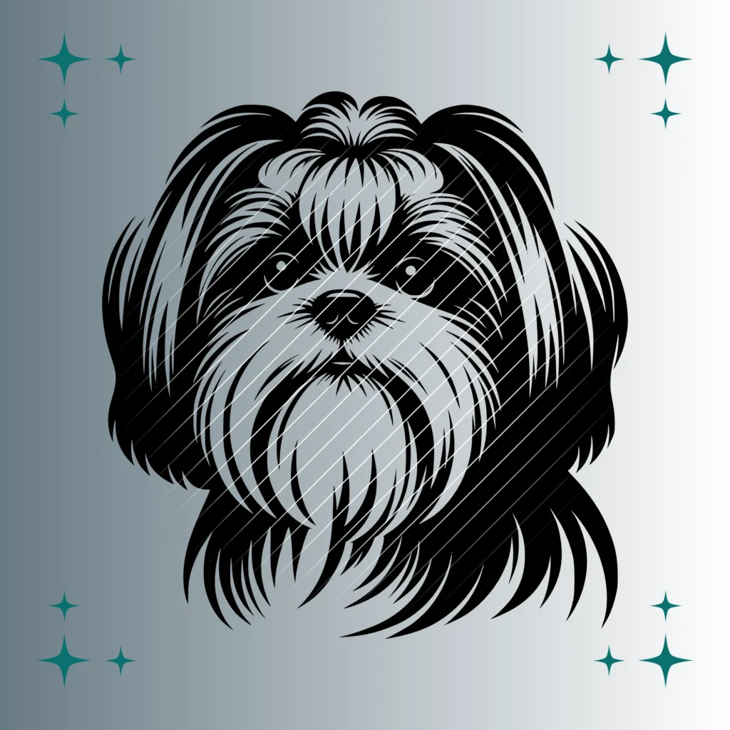 Shi Tzu Hund #2 | Plotterdatei SVG & PNG