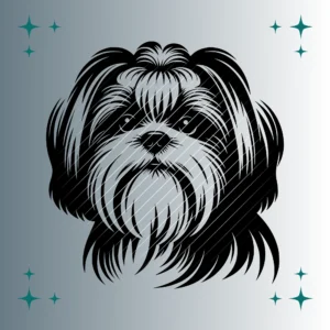 Shi Tzu Hund #2 | Plotterdatei SVG & PNG