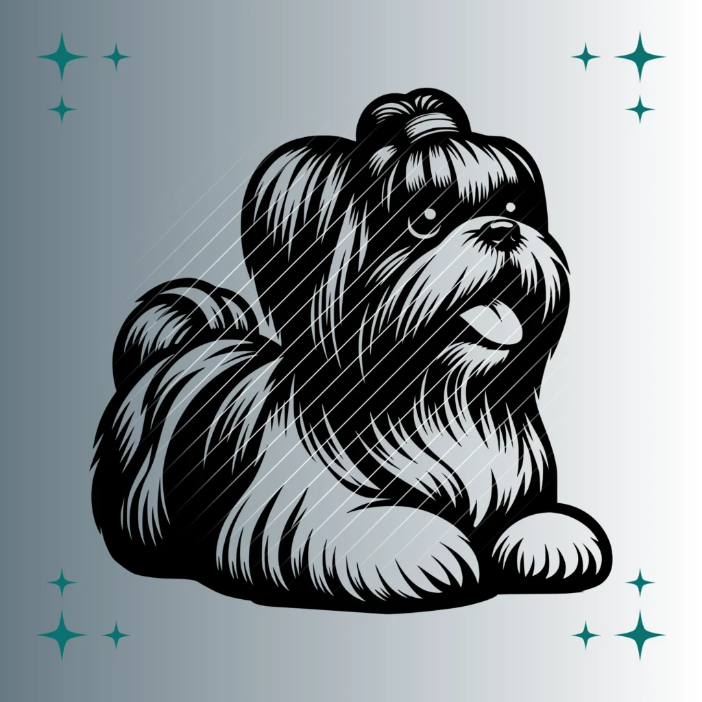 Shi Tzu Hund | Plotterdatei SVG & PNG