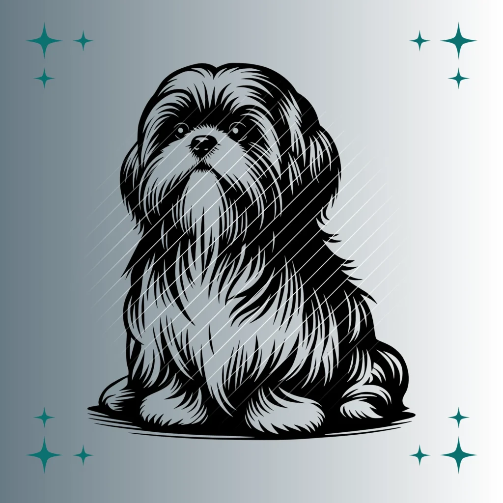 Shi Tzu Hund #3 | Plotterdatei SVG & PNG