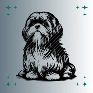 Shi Tzu Hund #3 | Plotterdatei SVG & PNG