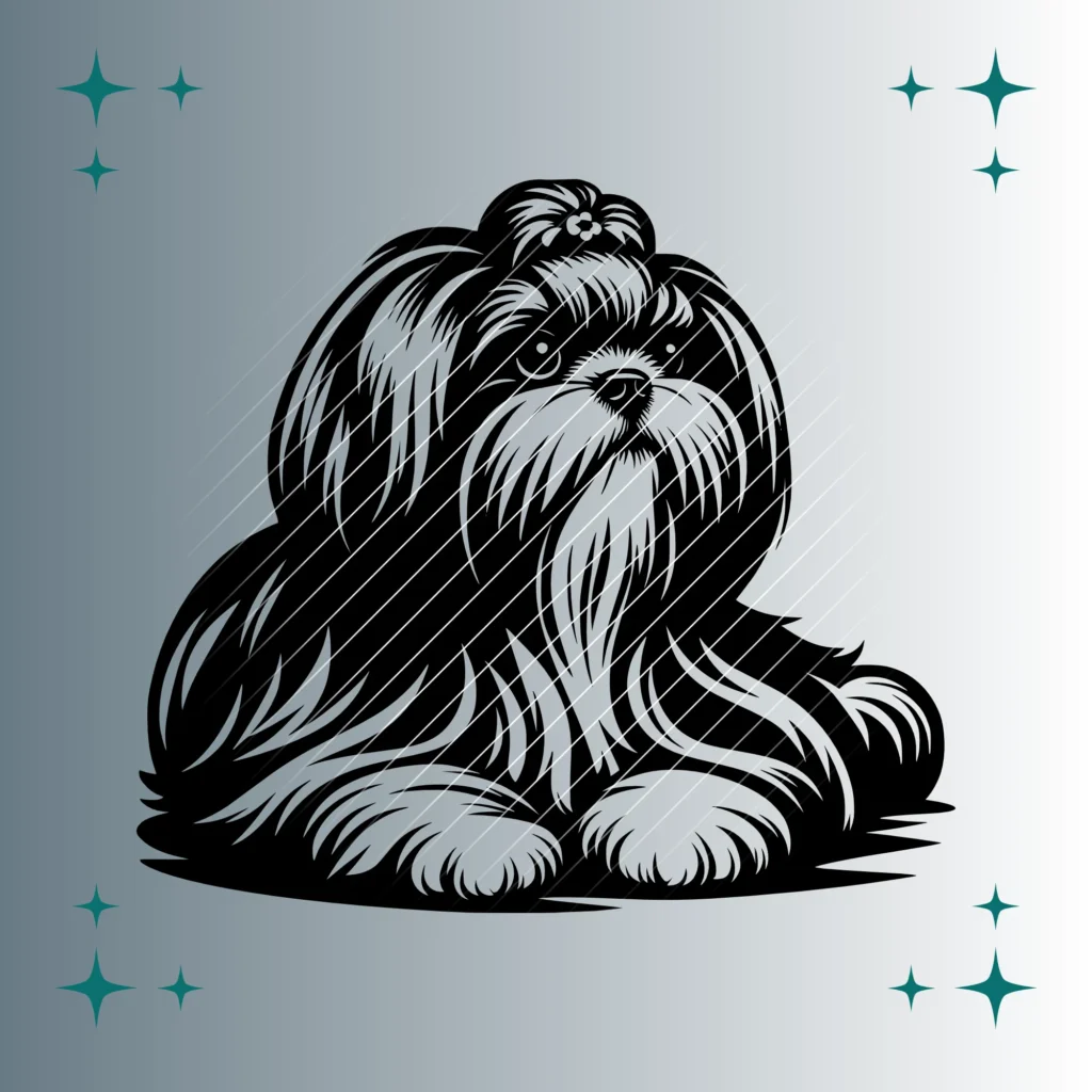 Shi Tzu Hund #4 | Plotterdatei SVG & PNG