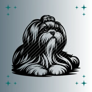 Shi Tzu Hund #4 | Plotterdatei SVG & PNG