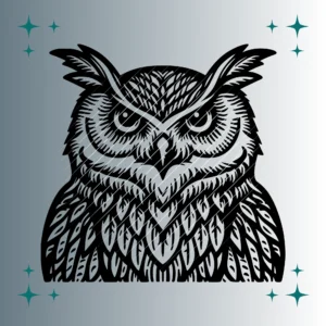Uhu #3 | Plotterdatei SVG & PNG