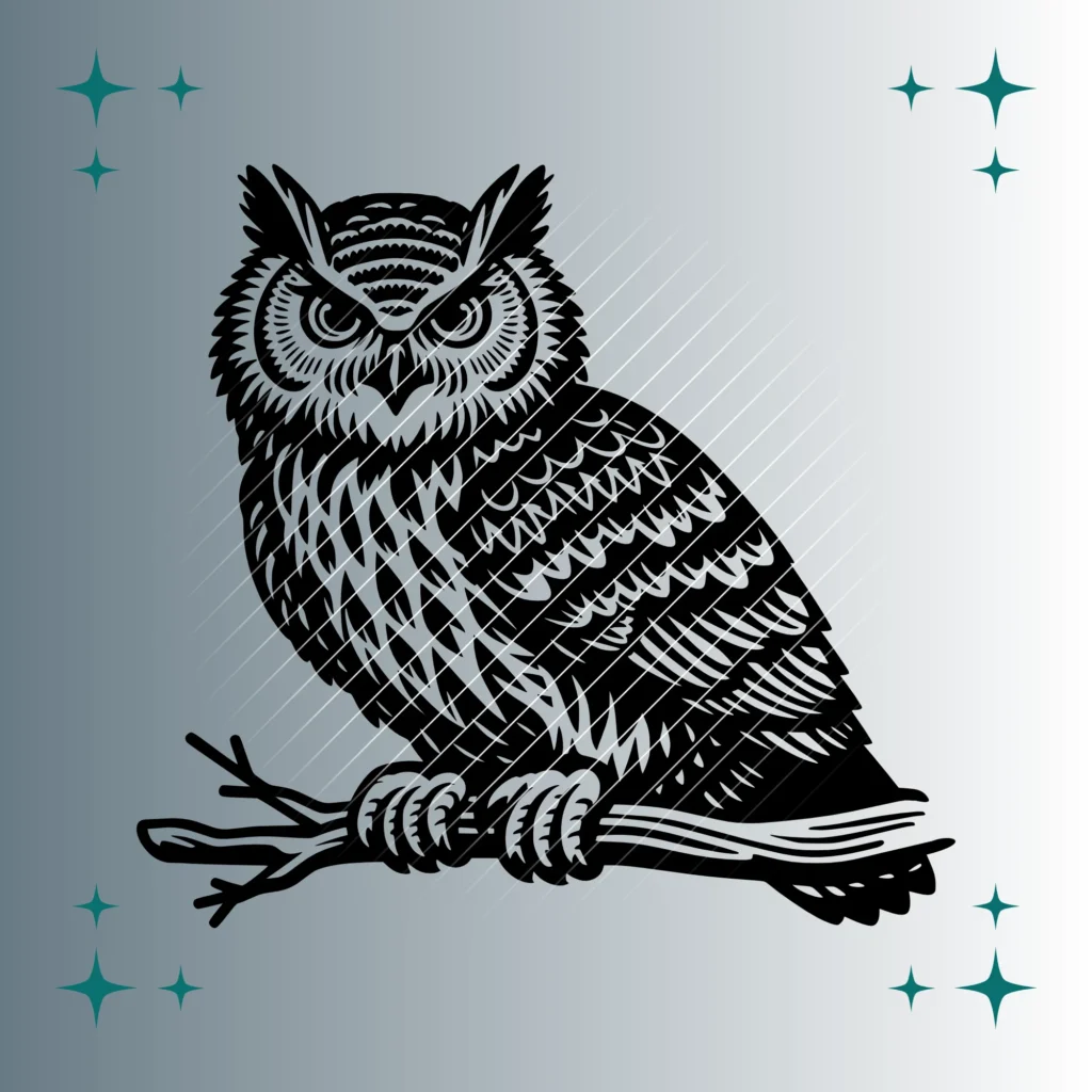 Uhu | Plotterdatei SVG & PNG