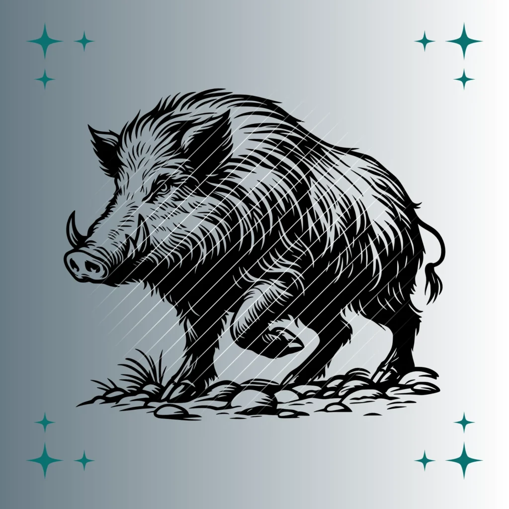 Warzenschwein | Plotterdatei SVG & PNG