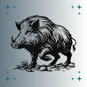 Warzenschwein | Plotterdatei SVG & PNG