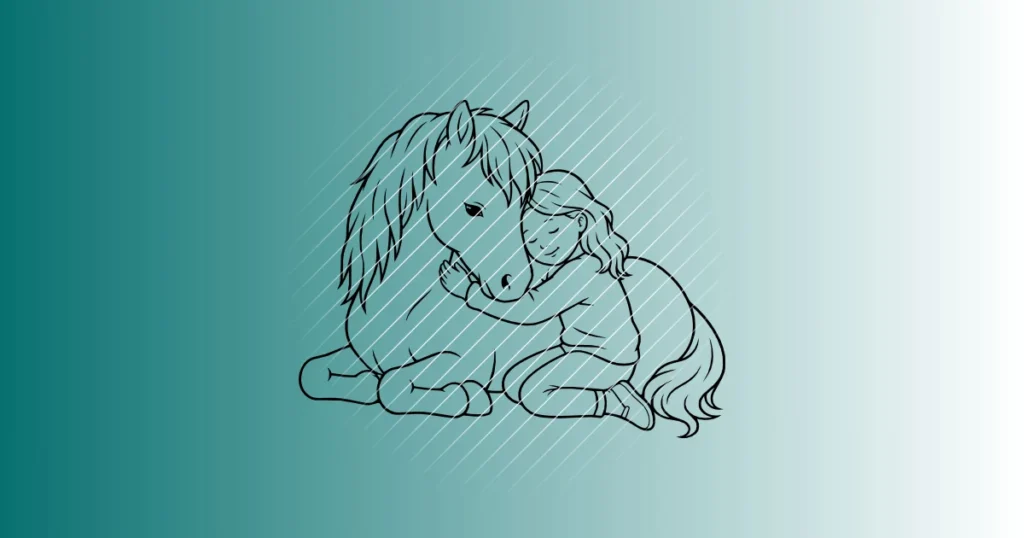 Welsh-Pony & Mädchen #2 | Plotterdatei SVG & PNG