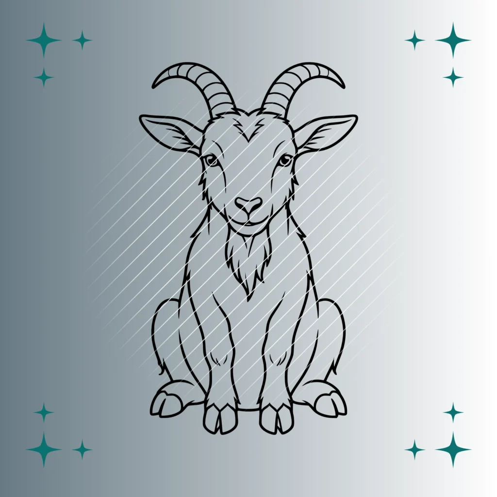 Ziege #2 | Plotterdatei SVG & PNG