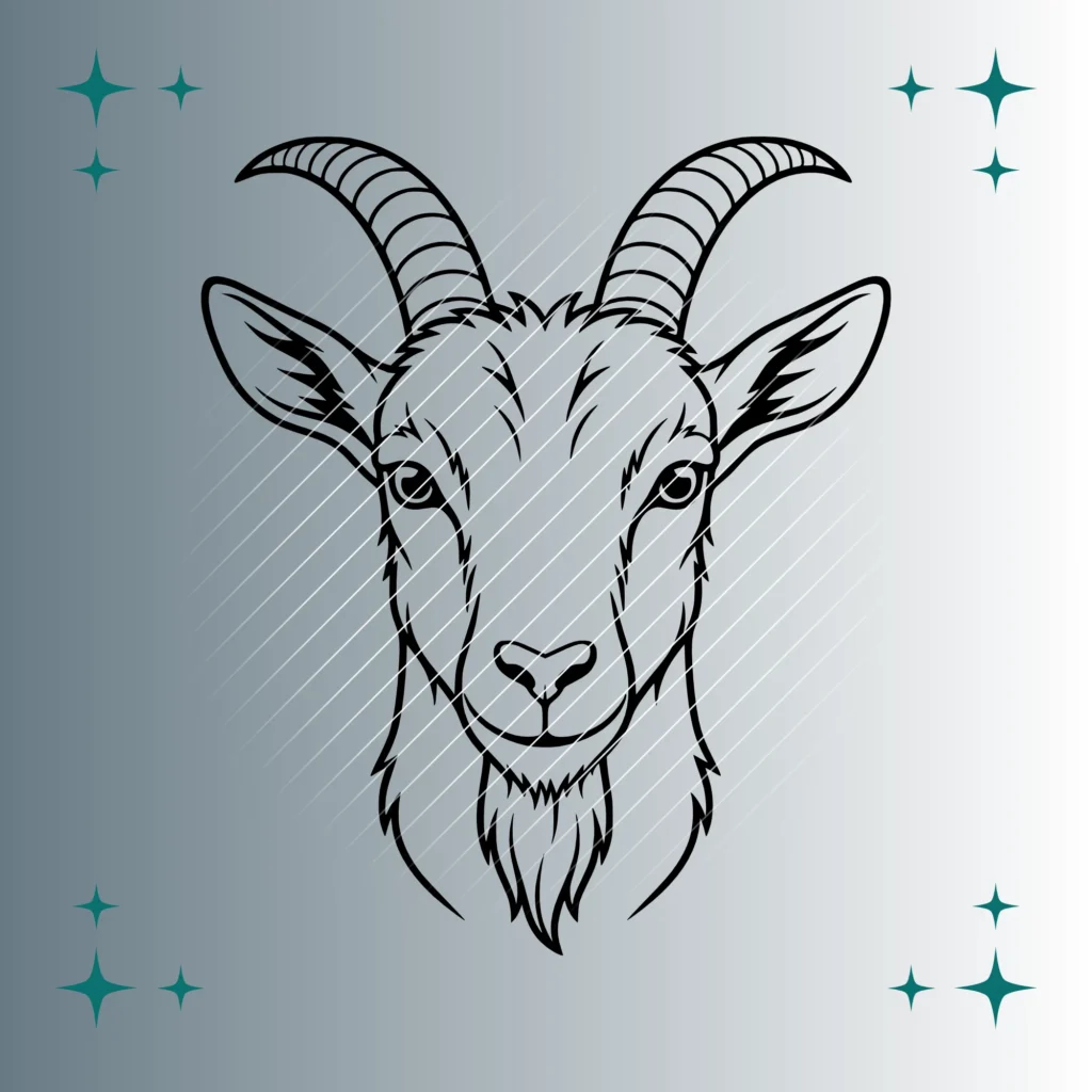 Ziege #3 | Plotterdatei SVG & PNG
