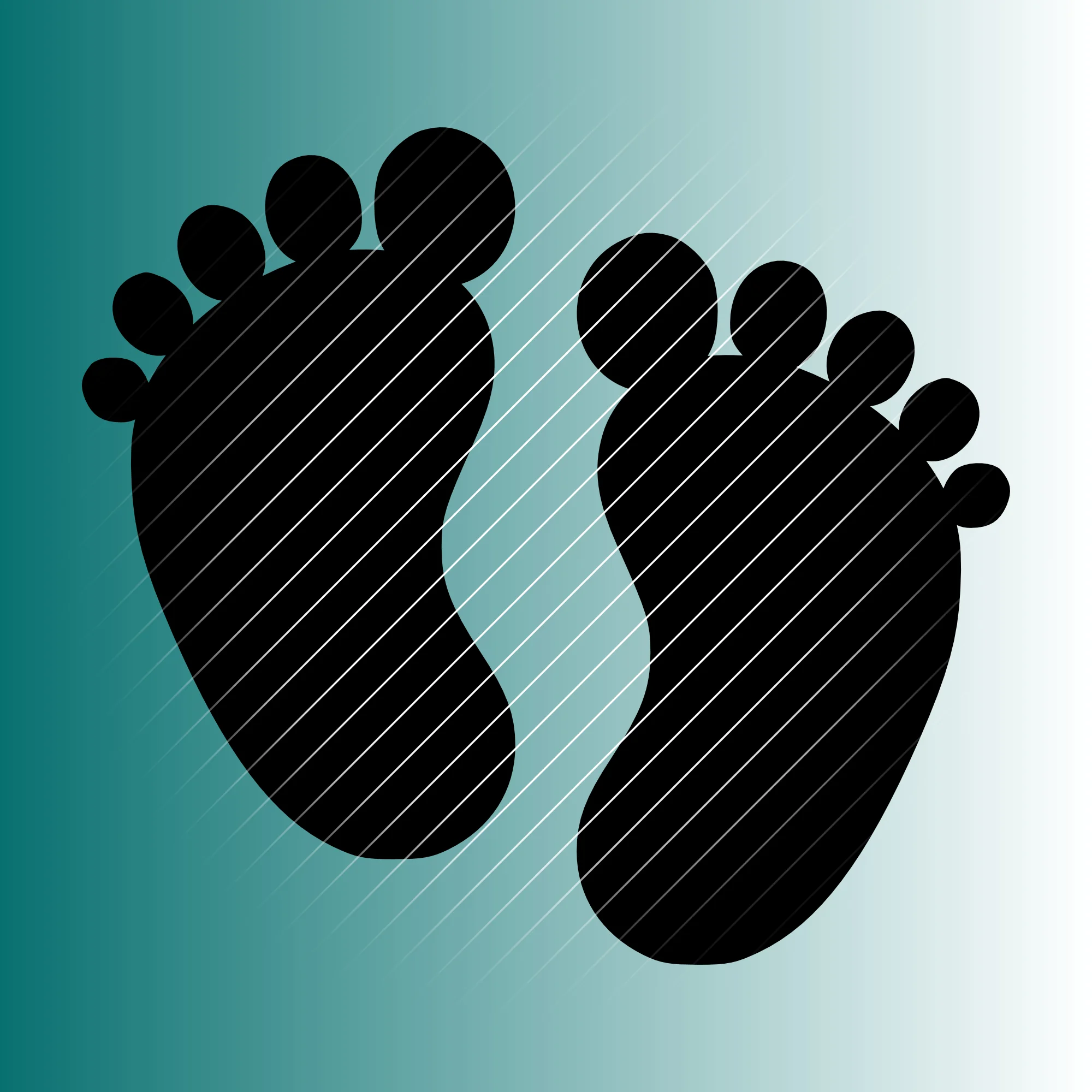 Babyfüße | Plotterdatei SVG & PNG