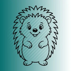 Happy Igel #3 | Plotterdatei SVG & PNG